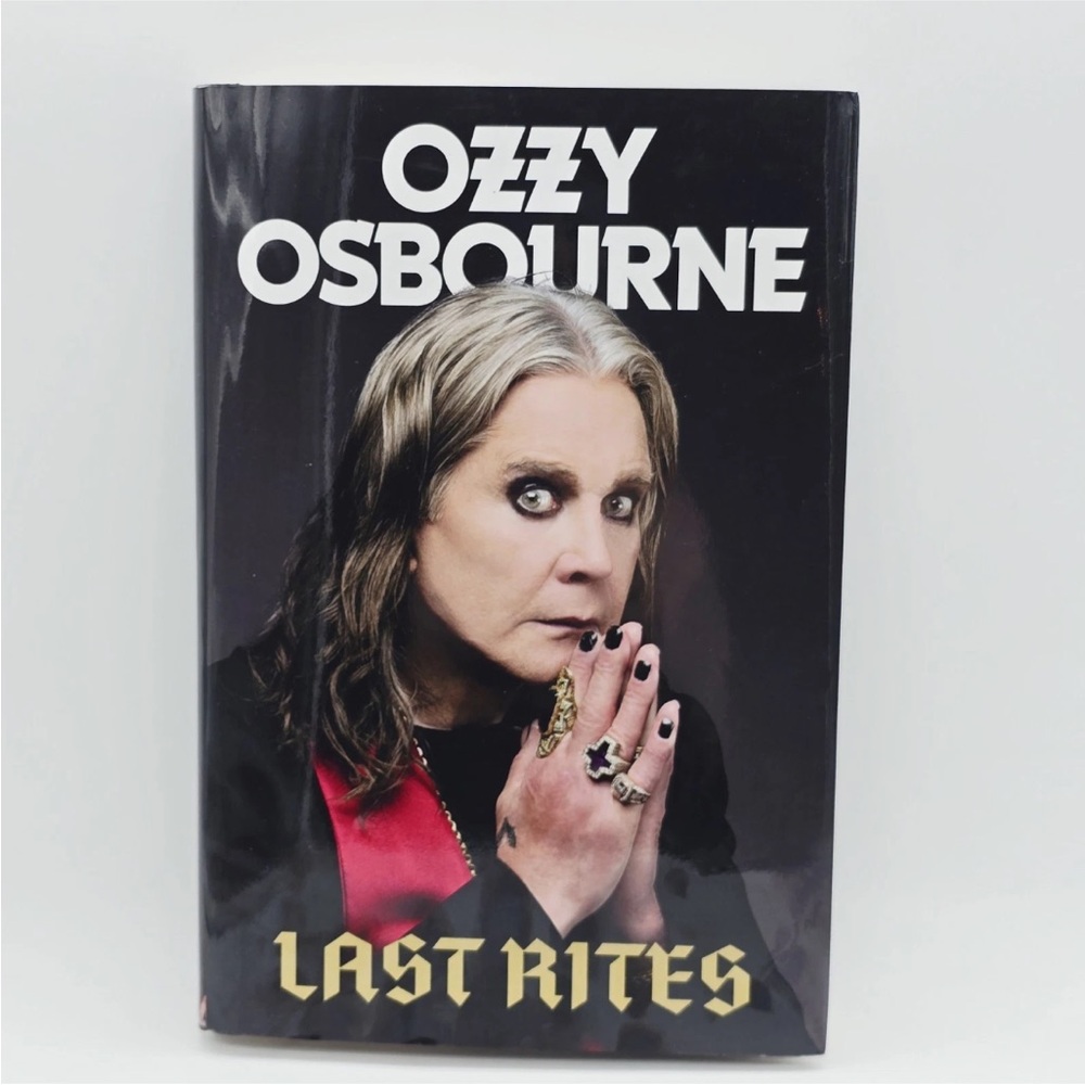 Ozzy Osbourne Last Rites Coffee Table Book - Black New